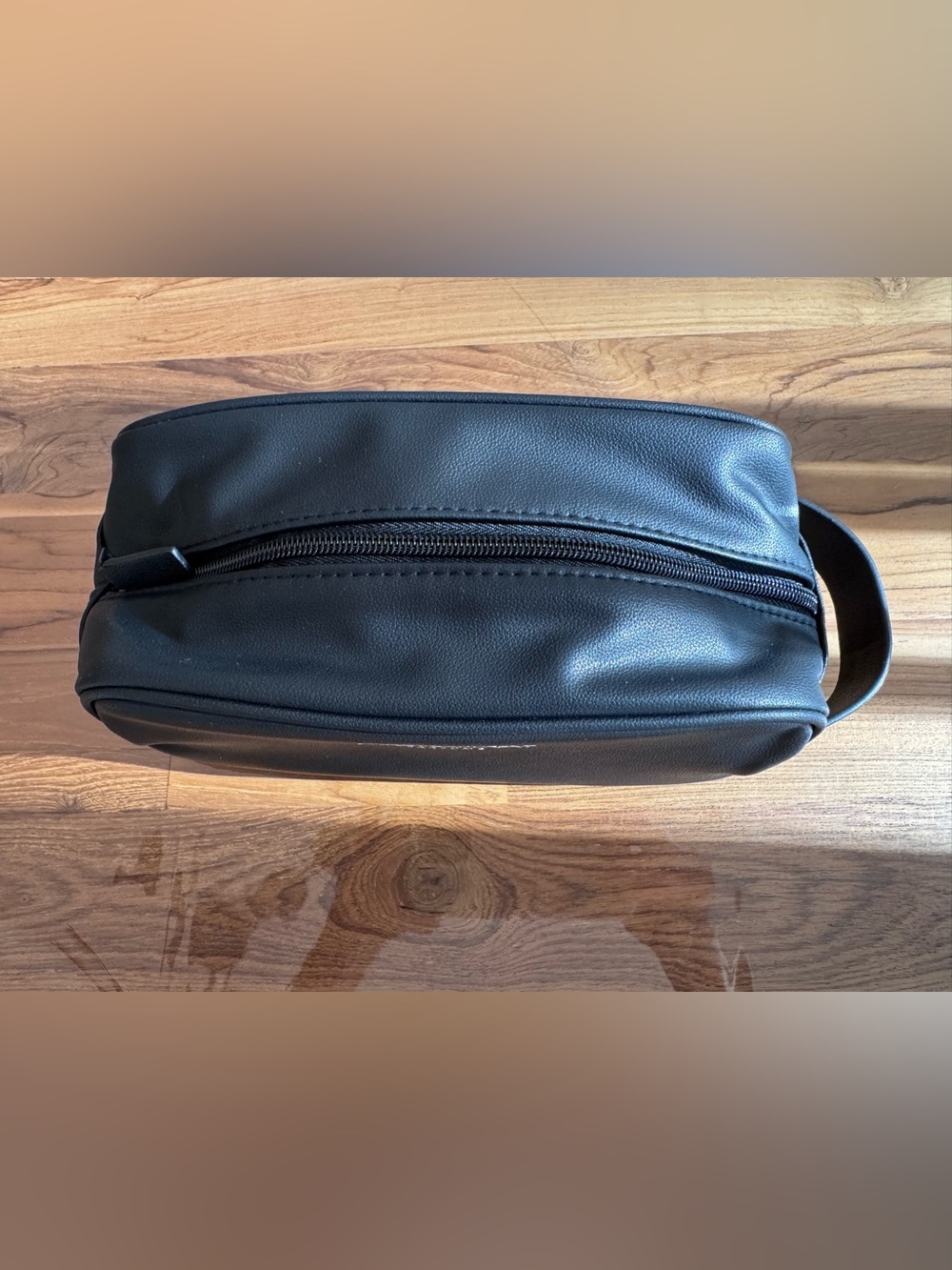 Yves Saint Laurent Black Leather Toiletry Case - Picture 2 of 8